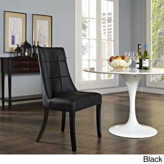 Noblesse Black Vinyl Dining Chair