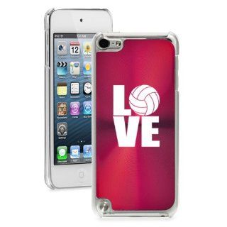 Apple iPod Touch 5th Generation Red 5B720 hard back case cover Love Volleyball Cell Phones & Accessories