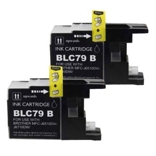 Brother Lc79 Black Compatible Ink Cartridge (remanufactured) (pack Of 2)