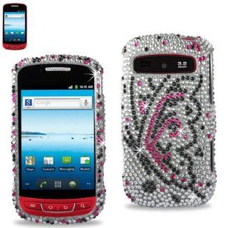 Reiko DPC SAMR720 75 Fashionable Premium Bling Diamond Protective Case for Samsung Admire (R720)   1 Pack   Retail Packaging   Multi Cell Phones & Accessories