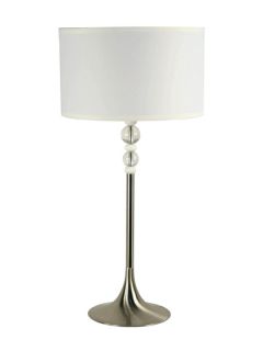 Loren Brushed Steel Table Lamp by Design Craft