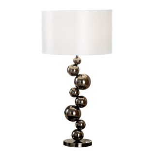 Cleona 1 light Black Chrome Spheres Table Lamp