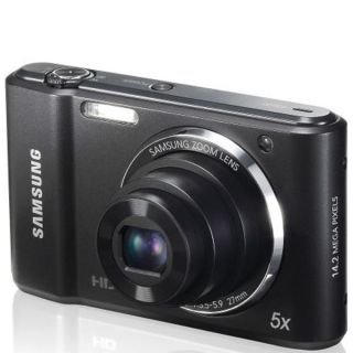 Samsung ES91 Compact Digital Camera (14MP, 5x Optical, 2.7 Inch LCD)   Black      Electronics