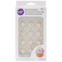 Icing Roses   Small White