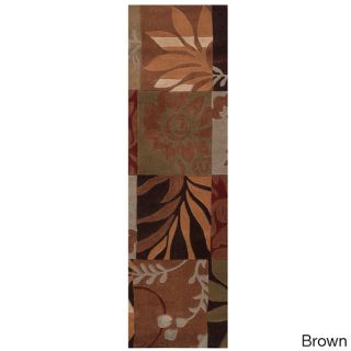 Hand tufted Solano Transitional Floral Area Rug (26 X 8)