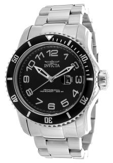 Invicta 15072  Watches,Mens Pro Diver Black Dial Stainless Steel, Casual Invicta Quartz Watches