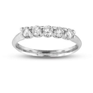 0.50cttw Diamond U Shaped Shared Prond Wedding Band Set in 14k Gold Jewelry