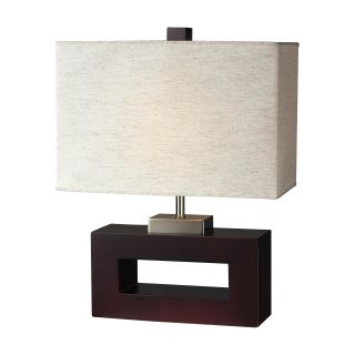 Z lite 1 light Mahogany Wood Table Lamp