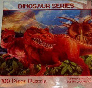 Dinosaur Series  Tyrannosaurus Rex and the Lost World  100 Piece Puzzle Toys & Games