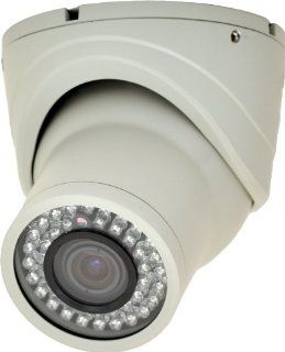 LTS LTCMD726W Night Vision Hybrid Camera with 1/3 Inch Sony CCD, 480TVL, and 2.8 12mm Wide Angle Vari Focal Lens, White