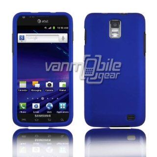 VMG AT&T Samsung Galaxy S II Skyrocket i727 Hard Case Cover   Blue Hard 2 Pc Plastic Snap Cell Phones & Accessories