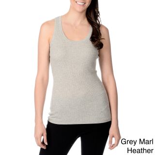 Ply Cashmere Ply Cashmere Womens Solid Sleeveless Tank Grey Size XS (2  3)