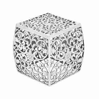 Intricate Metal Stool