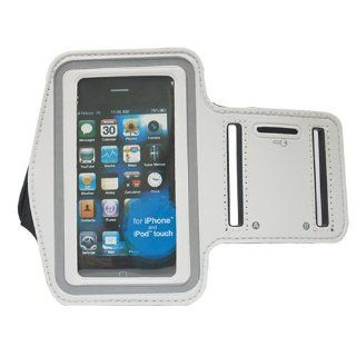 Elonbo Sports Armband Waterproof rain proof Case for Apple iPhone 3Gs 4 4S iPod Touch 4G White A10 Cell Phones & Accessories