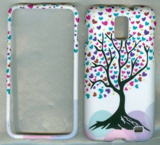 (At&t) Samsung Galaxy S Ii 2 Sii Skyrocket Sgh i727 4g Lte Faceplate Hard Protector Case Cover Camo White Love Heart Tree Cell Phones & Accessories