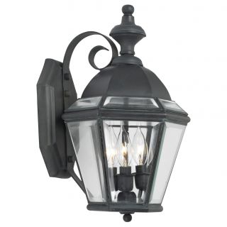 Elk Lighting Newington 3 light Charcoal Outdoor Sconce