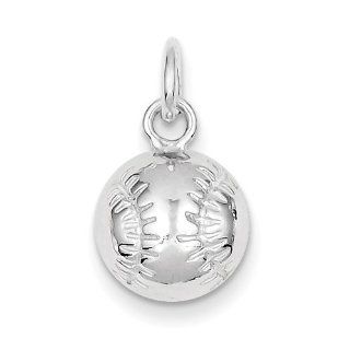 Sterling Silver BASEBALL Charm Vishal Jewelry Jewelry