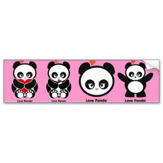 Love Panda® Bumper Sticker