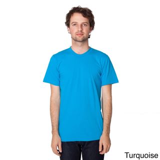 American Apparel American Apparel Unisex Fine Jersey Short Sleeve T shirt Blue Size XS