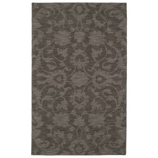 Trends Dark Taupe Classic Wool Rug (50 X 80)