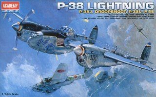 Academy P 38 Lightning (J, Droopsnoot, Pathfinder, Recon) Toys & Games