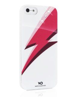 White Diamonds Blitz Case for Apple iPhone 5/5S   Retail Packaging   White/Pink Cell Phones & Accessories