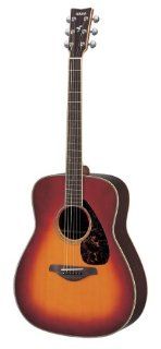 Yamaha FG730S Acoustic Guitar, Vintage Cherry Sunburst Musical Instruments