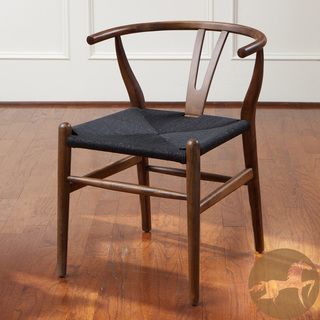 Christopher Knight Home Felix Wood Black Accent Chair