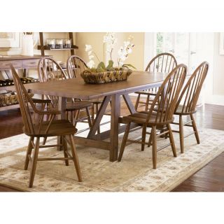 Liberty Furniture Industries Liberty Weathered Oak 7 piece Dinette Set Brown Size 7 Piece Sets
