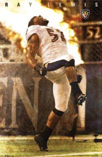 Ray Lewis   Baltimore Ravens NFL Sports Poster   Prints