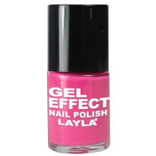 Layla Cosmetics Gel Effect Nail Polish N.03 Barbie Pink (10ml)      Health & Beauty