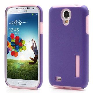 JUJEO 2 In 1 Plastic and TPU Hybrid Case Shell for Samsung Galaxy S4 I9500 I9502 SPH L720   Non Retail Packaging   Pink Cell Phones & Accessories