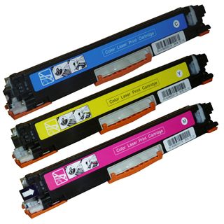 Hp Ce311a (126a) Compatible Cyan, Yellow, Magenta Toner Cartridges (pack Of 3)
