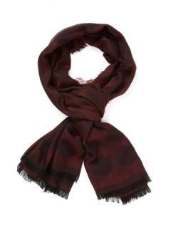 Oversized Dot Double Faced Scarf by John Varvatos Collection
