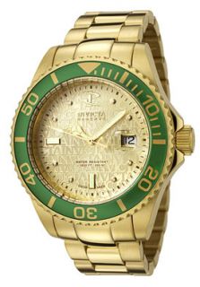 Invicta 6884  Watches,Mens Reserve Automatic Diamond Accented 18k Gold Plated Stainless Steel, Casual Invicta Automatic Watches