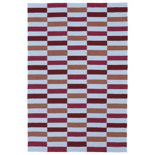 Indoor/ Outdoor Luau Multicolored Stripes Rug (5 X 76)