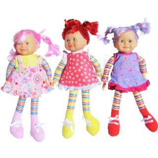 Soft Doll for Girls (16")   3 Assorted Styles (One Doll Per Order) Toys & Games