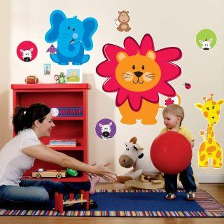 Safari Friends Giant Wall Decals Toys & Games