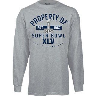 Reebok Super Bowl XLV Property Of Long Sleeve T Shirt Extra Large  Sports Fan T Shirts  Sports & Outdoors