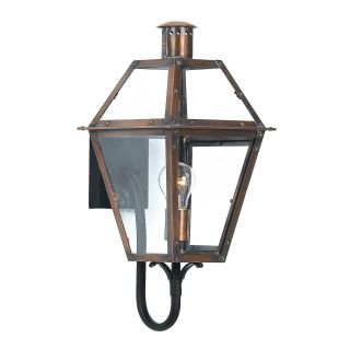 Rue De Royal 1 light Aged Copper Outdoor Wall Sconce