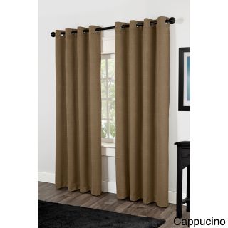 Amalgamated Textiles Inc. Villamora Thermal Insulated Grommet Top Curtain Panel Pair Cream Size 54 x 84