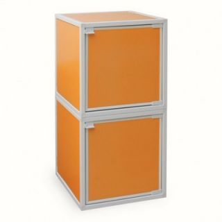 Way Basics 2 Cube Modular Storage Box WB BOX2 Color Orange