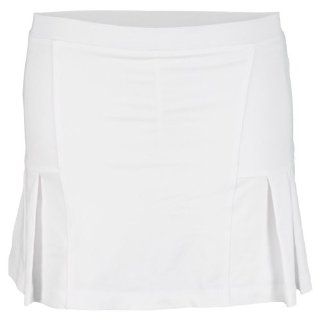 Little Miss Tennis Girls` Pleated Tennis Skirt White  Clothing