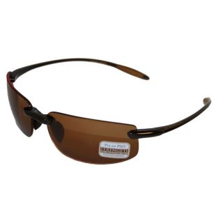 Serengeti Lipari Unisex Sunglasses Shiny Brown With Polarized Lenses 7807