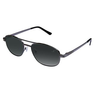 Xezo Xezo Pilot Black Chrome Titanium Polarized Sunglasses Black Size Large