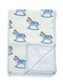 Rocking Horse Baby Blanket by Darzzi