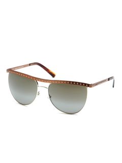 Metal Semi Rectangular Frame by Balmain