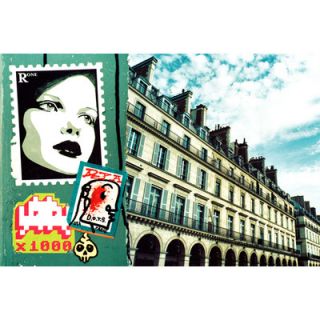 Fluorescent Palace Postcards From Paris Graphic Art on Canvas FP106 Size 1