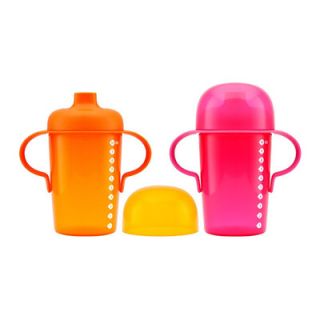 Boon Sip Tall Firm Spout 10 oz Sippy Cup B10044 / B10070 Color Pink and Orange