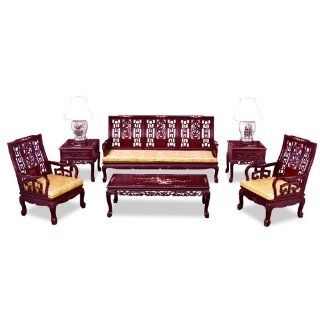 Shop Rosewood Imperial Court Living Room Set (6pcs) at the  Furniture Store